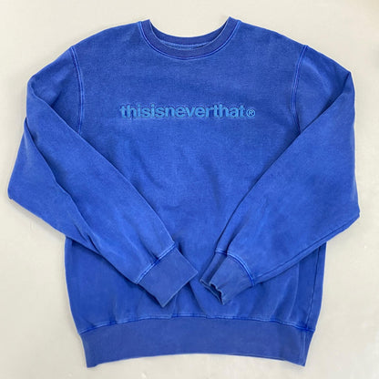 thisisneverthat | ディスイズネバーザット T-Logo Crewneck スウェット TN230TSWCW01 ブルー サイズ：L【姫路東店】