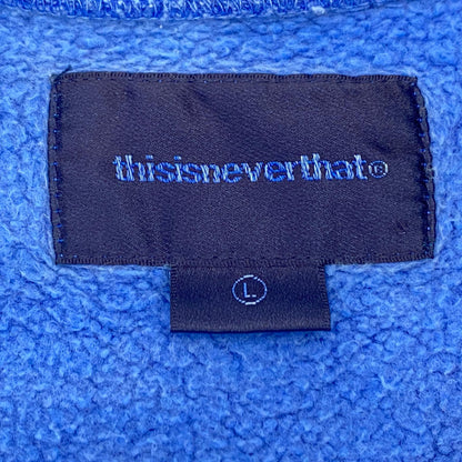 thisisneverthat | ディスイズネバーザット T-Logo Crewneck スウェット TN230TSWCW01 ブルー サイズ：L【姫路東店】