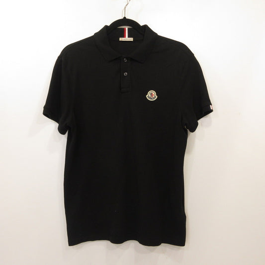 MONCLER | モンクレール ポロシャツ G20918A00014 ブラック サイズ：M【姫路東店】