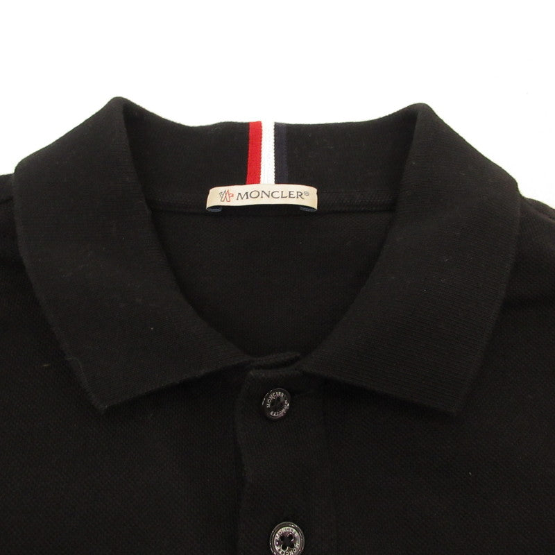 MONCLER | モンクレール ポロシャツ G20918A00014 ブラック サイズ：M【姫路東店】