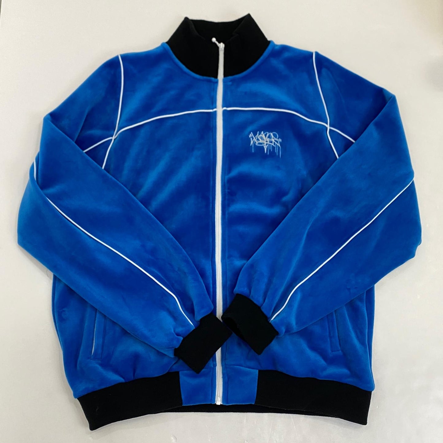 X-LARGE | エクストララージ TAGGING VELOUR JACKET ジャージ 101253021009 ブルー サイズ：XL【姫路東店】