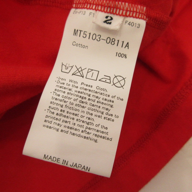 PRINT TEE MUSTERWERK 半袖Ｔシャツ MT5103-0811A レッド サイズ：2【姫路東店】