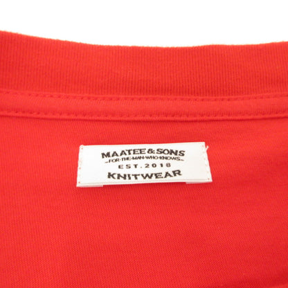 PRINT TEE MUSTERWERK 半袖Ｔシャツ MT5103-0811A レッド サイズ：2【姫路東店】