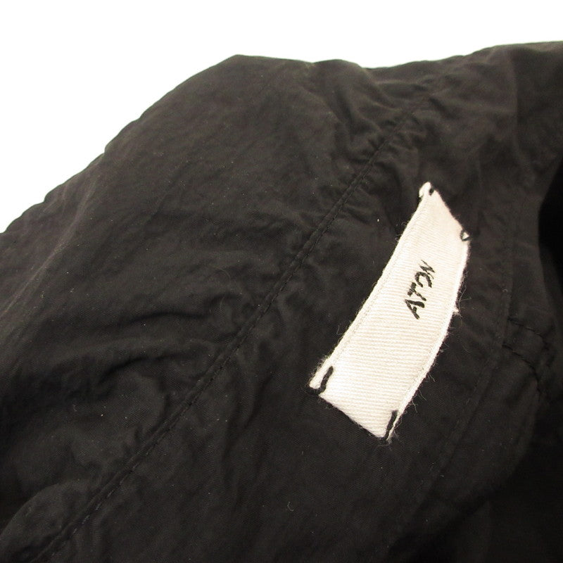 ATON | エイトン hand dyed nylon shirts jacket 長袖シャツ 7110334 ブラック サイズ：4【姫路東店】