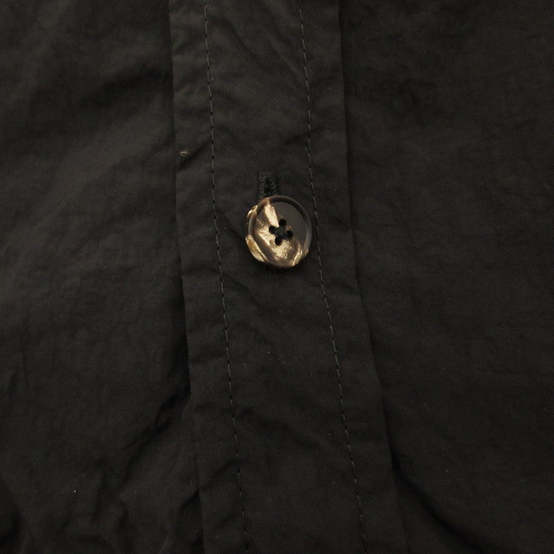 ATON | エイトン hand dyed nylon shirts jacket 長袖シャツ 7110334 ブラック サイズ：4【姫路東店】