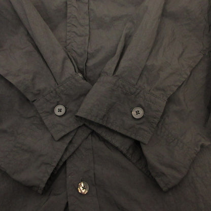 ATON | エイトン hand dyed nylon shirts jacket 長袖シャツ 7110334 ブラック サイズ：4【姫路東店】
