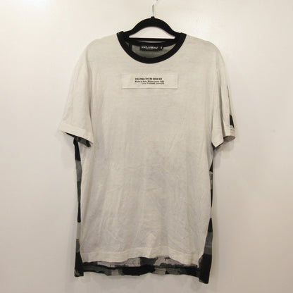 DOLCE & GABBANA | ドルチェアンドガッバーナ 半袖Ｔシャツ G8MW0Z G7YIU ホワイト サイズ：44【姫路東店】
