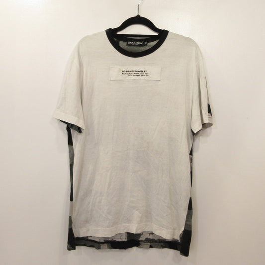 DOLCE & GABBANA | ドルチェアンドガッバーナ 半袖Ｔシャツ G8MW0Z G7YIU ホワイト サイズ：44【姫路東店】