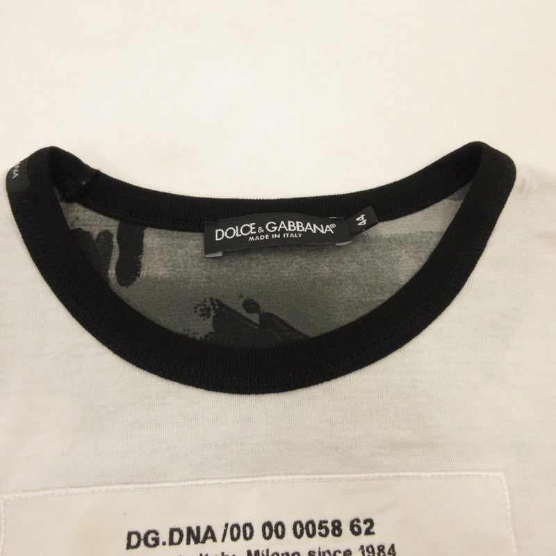 DOLCE & GABBANA | ドルチェアンドガッバーナ 半袖Ｔシャツ G8MW0Z G7YIU ホワイト サイズ：44【姫路東店】