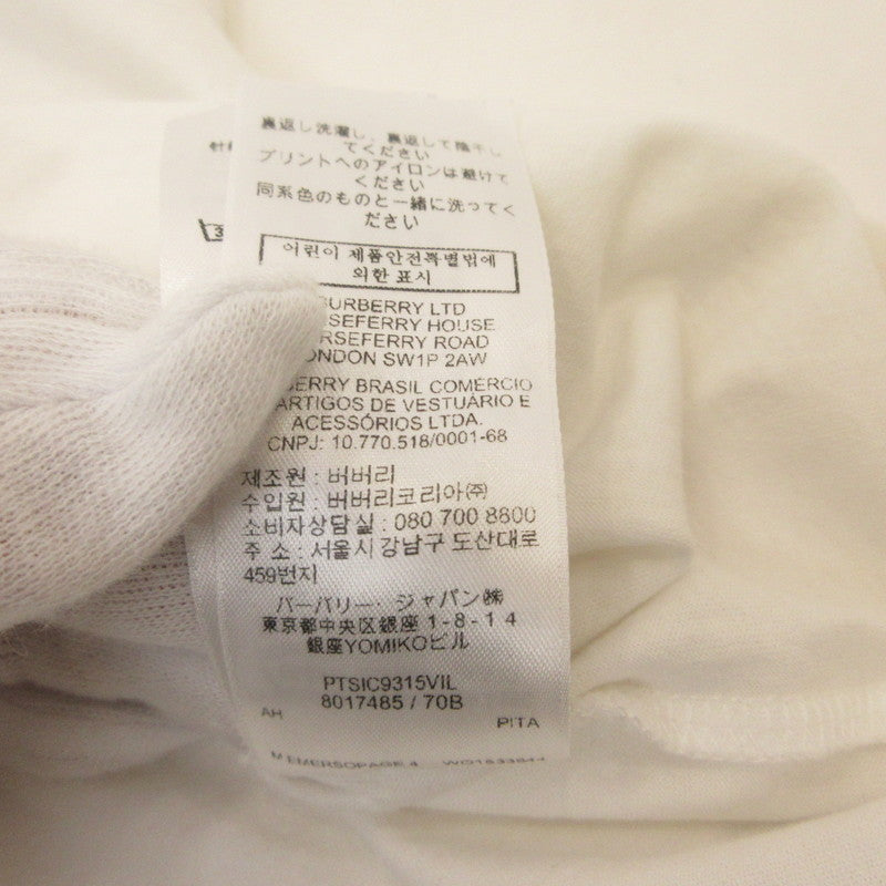 BURBERRY London England | バーバリーロンドンイングランド 半袖Ｔシャツ 8017485 ホワイト サイズ：S【姫路東店】