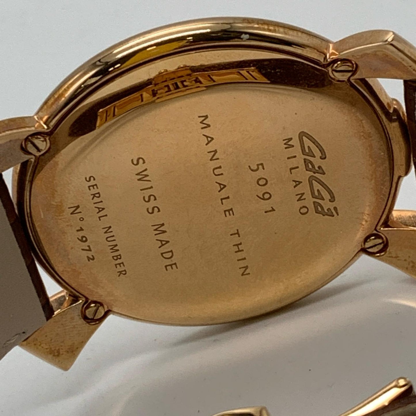 GaGaMILANO | ガガミラノ MANUALE THIN 46mm 腕時計 5091 アナログクォーツ ゴールド【姫路東店】