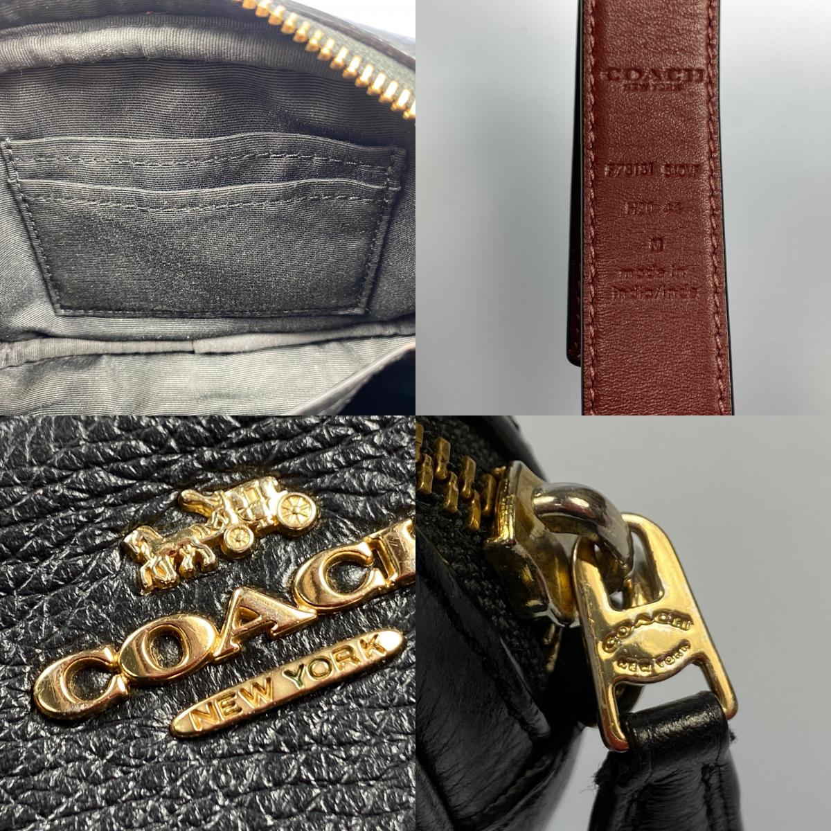 COACH | コーチ Convertible Belt Bag ウエストバッグ F34805 ブラック【姫路東店】