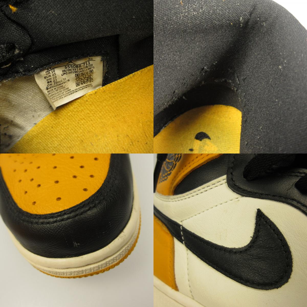NIKE | ナイキ Air Jordan 1 Retro High OG 'Taxi' スニーカー 555088-711 イエロー 29cm【姫路東店】