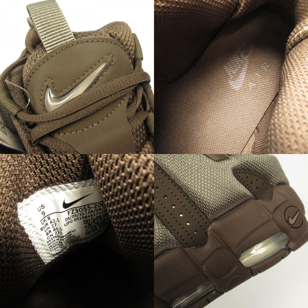 NIKE | ナイキ AIR MORE UPTEMPO LOW スニーカー FZ3055-200 2025A/W ブラウン 27cm【姫路東店】