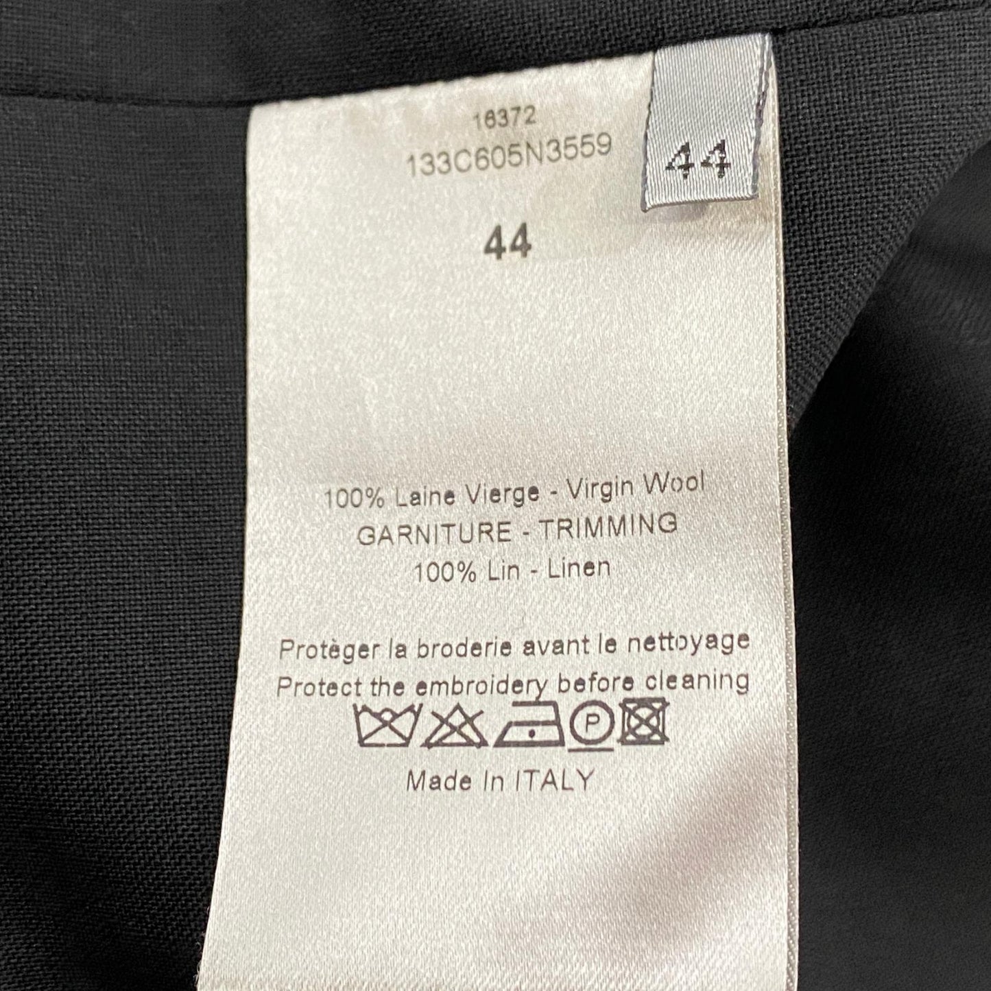 Dior | ディオール ベスト 133C605N3559 2011A/W ブラック サイズ：44【姫路東店】