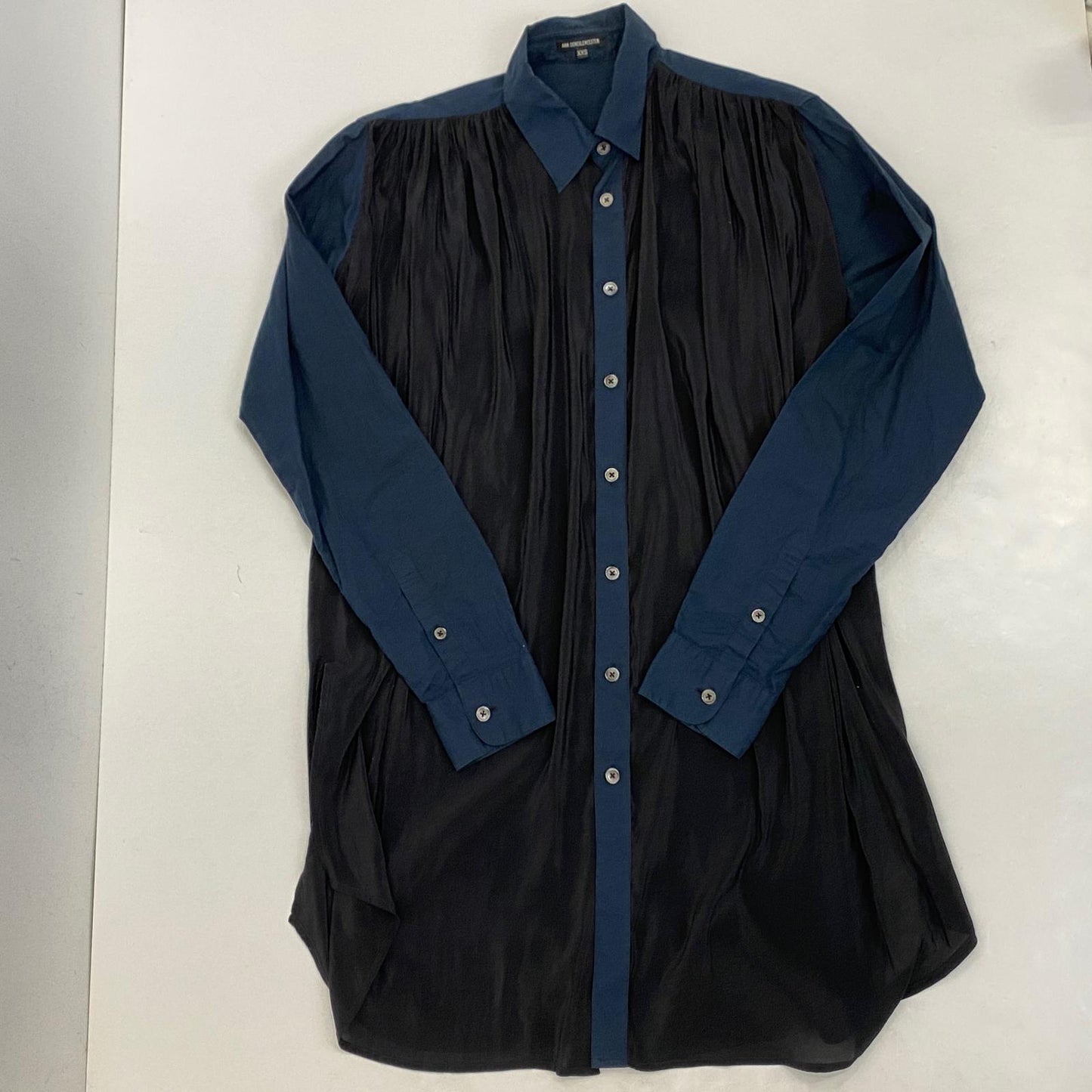 ANN DEMEULEMEESTER | アンドゥムルメステール 長袖シャツ 21-01-832025 ブラック サイズ：XXS【姫路東店】