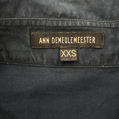 ANN DEMEULEMEESTER | アンドゥムルメステール 長袖シャツ 21-01-832025 ブラック サイズ：XXS【姫路東店】