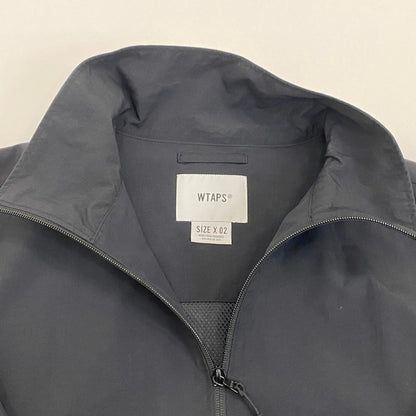 W)TAPS | ダブルタップス TRACK / JACKET / NYLON. TUSSAH. PERTEX ナイロンジャケット 242CWDT-JKM02 2024A/W ブラック サイズ：2【姫路東店】