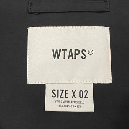 W)TAPS | ダブルタップス TRACK / JACKET / NYLON. TUSSAH. PERTEX ナイロンジャケット 242CWDT-JKM02 2024A/W ブラック サイズ：2【姫路東店】
