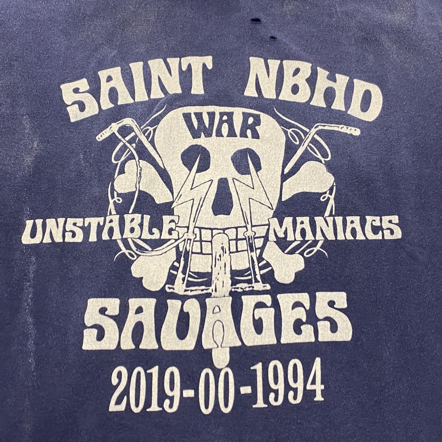 SAINT MICHAEL | セントマイケルセイントマイケル STHD S/S TEE 半袖Ｔシャツ SM-HR8-0000-C71 2025S/S ネイビー サイズ：M【姫路東店】