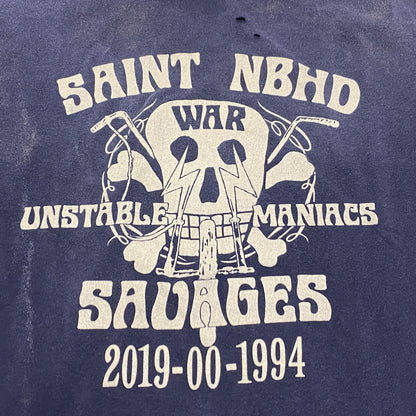 SAINT MICHAEL | セントマイケルセイントマイケル STHD S/S TEE 半袖Ｔシャツ SM-HR8-0000-C71 2025S/S ネイビー サイズ：M【姫路東店】