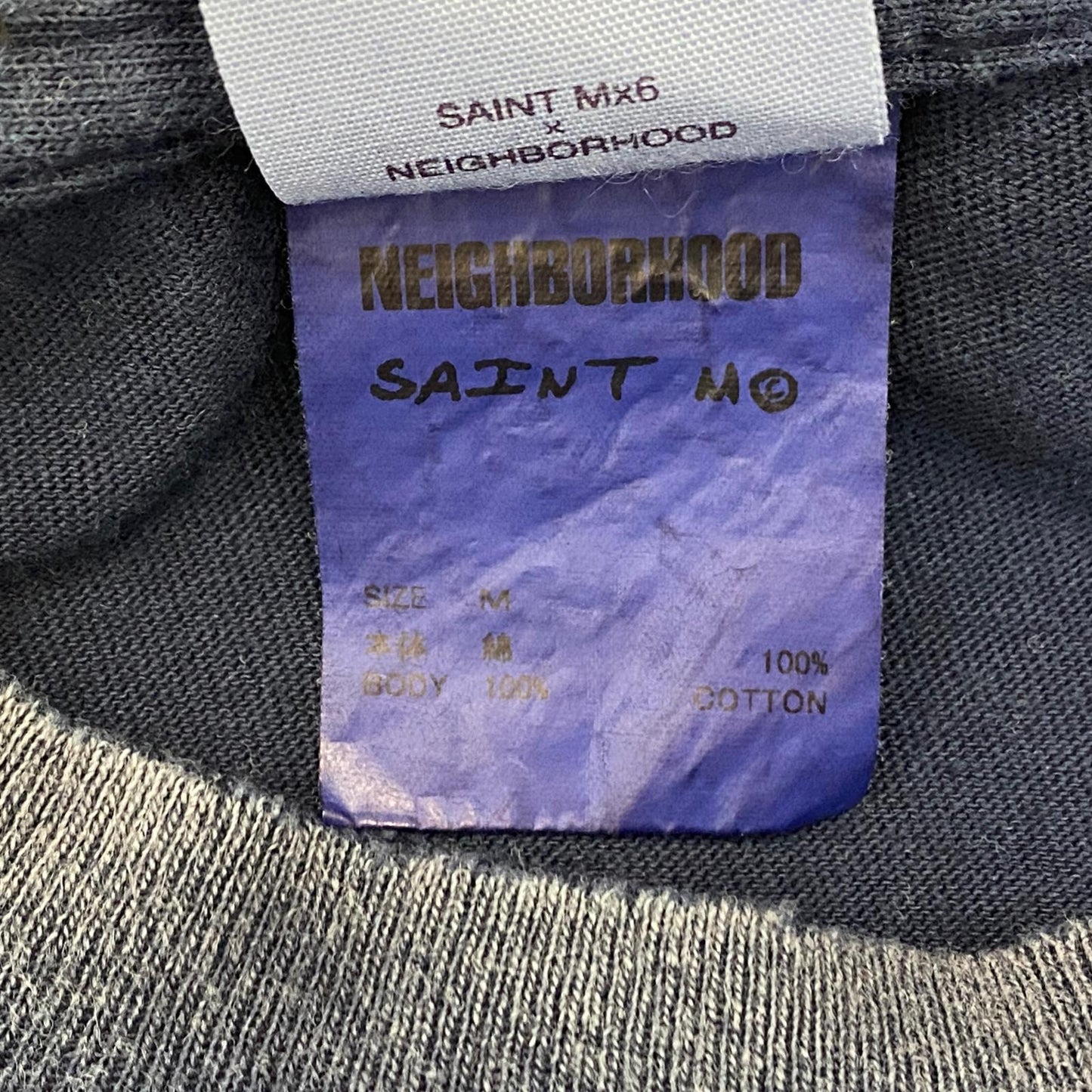 SAINT MICHAEL | セントマイケルセイントマイケル STHD S/S TEE 半袖Ｔシャツ SM-HR8-0000-C71 2025S/S ネイビー サイズ：M【姫路東店】