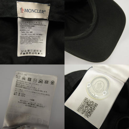 MONCLER | モンクレール BASEBALL CAP キャップ H20933B00008 ブラック【姫路東店】