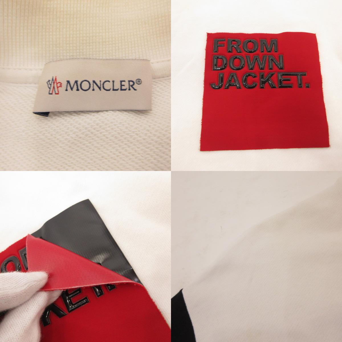 MONCLER | モンクレール スウェット E10918038750 国内正規品 ホワイト サイズ：S【姫路東店】