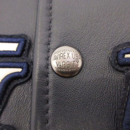 AVIREX | アヴィレックス 90'S GOALERS VARSITY JACKET レザー 783-4250003 ネイビー サイズ：M【姫路東店】