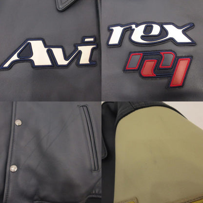 AVIREX | アヴィレックス 90'S GOALERS VARSITY JACKET レザー 783-4250003 ネイビー サイズ：M【姫路東店】