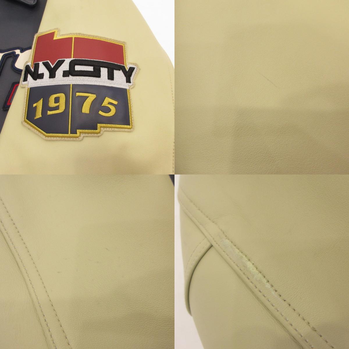 AVIREX | アヴィレックス 90'S GOALERS VARSITY JACKET レザー 783-4250003 ネイビー サイズ：M【姫路東店】