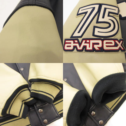 AVIREX | アヴィレックス 90'S GOALERS VARSITY JACKET レザー 783-4250003 ネイビー サイズ：M【姫路東店】