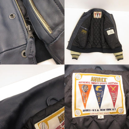 AVIREX | アヴィレックス 90'S GOALERS VARSITY JACKET レザー 783-4250003 ネイビー サイズ：M【姫路東店】