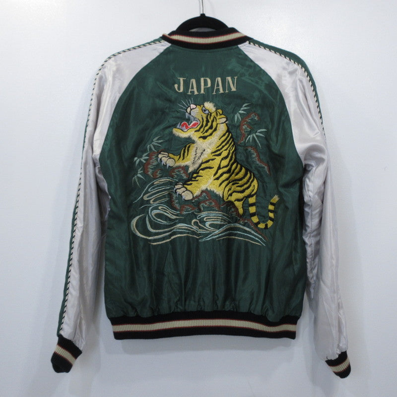 TAILOR TOYO(東洋エンタープライズ) | テイラートウヨウテイラートーヨー Early 1950s Style ACETATE SUKA SOUVENIR JACKET スーベニアジャケット TT15682 ROARING TIGER×JAPAN MAP リバーシブル サイズ：M【姫路東店】