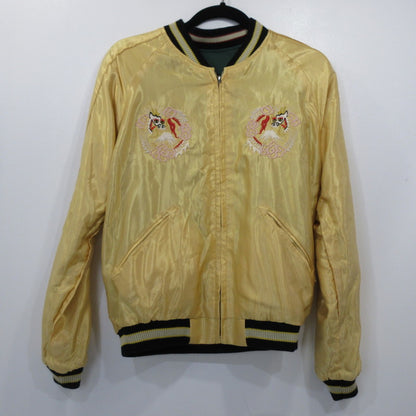 TAILOR TOYO(東洋エンタープライズ) | テイラートウヨウテイラートーヨー Early 1950s Style ACETATE SUKA SOUVENIR JACKET スーベニアジャケット TT15682 ROARING TIGER×JAPAN MAP リバーシブル サイズ：M【姫路東店】