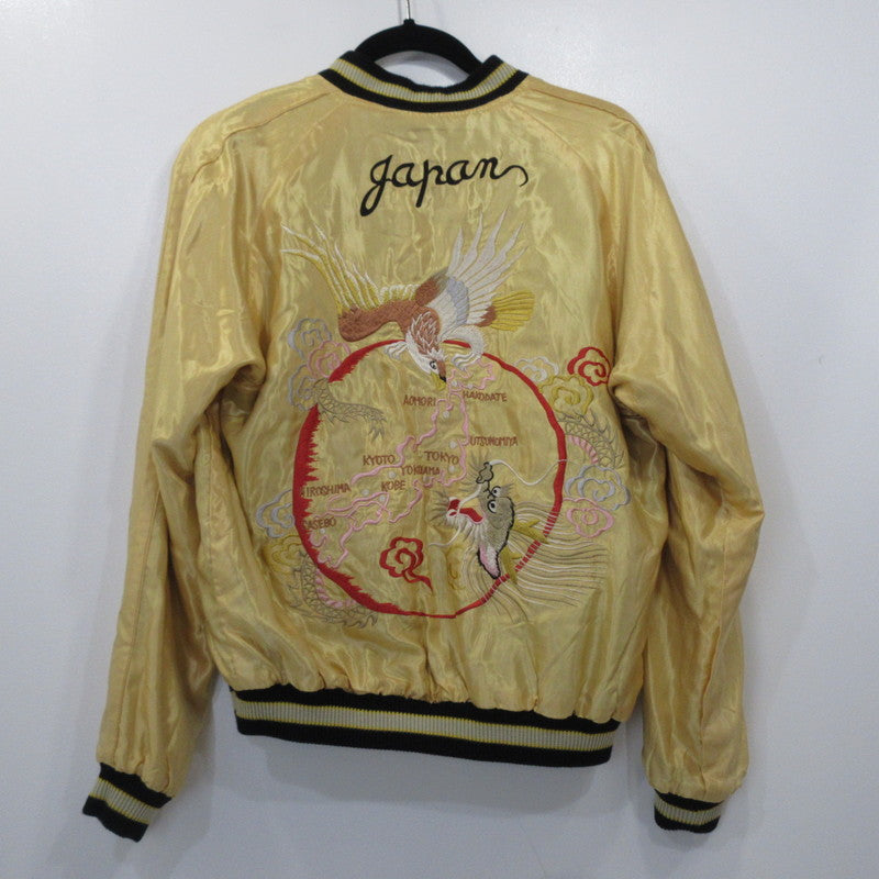 TAILOR TOYO(東洋エンタープライズ) | テイラートウヨウテイラートーヨー Early 1950s Style ACETATE SUKA SOUVENIR JACKET スーベニアジャケット TT15682 ROARING TIGER×JAPAN MAP リバーシブル サイズ：M【姫路東店】