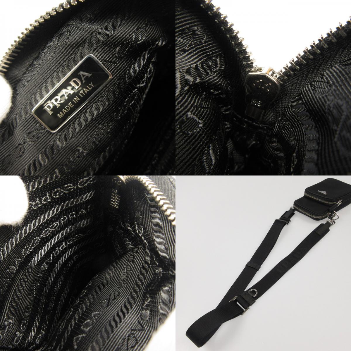 PRADA | プラダ Re-Nylon サフィアーノレザー スマートフォンケース その他小物 2ZT066【姫路東店】