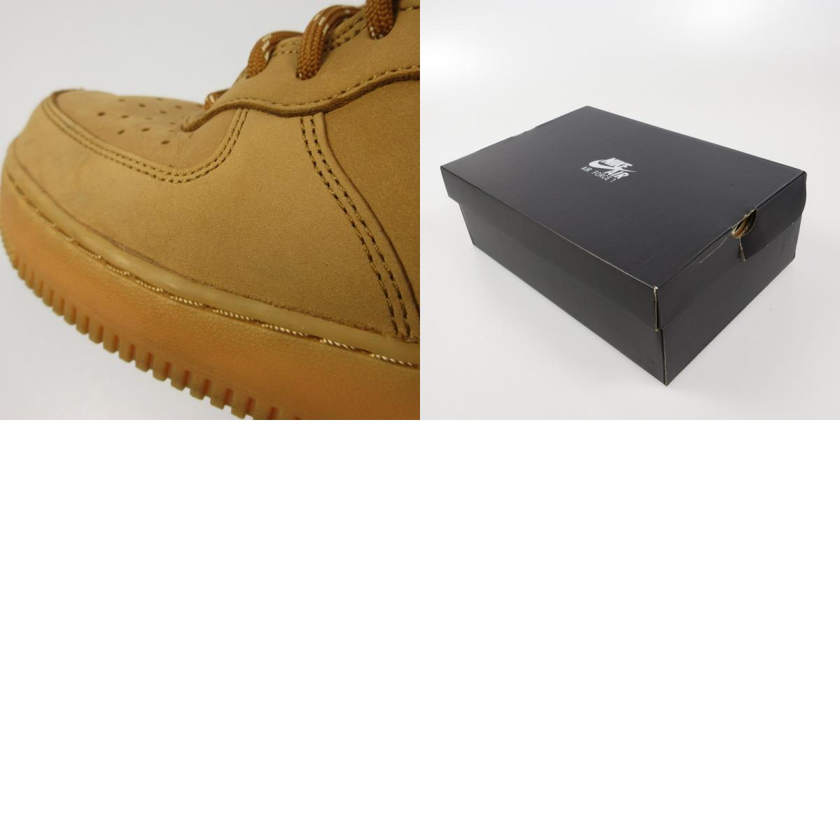 NIKE | ナイキ Air Force 1 Mid 'Flax' スニーカー DJ9158-200 2022A/W ブラウン 26.5cm【姫路東店】