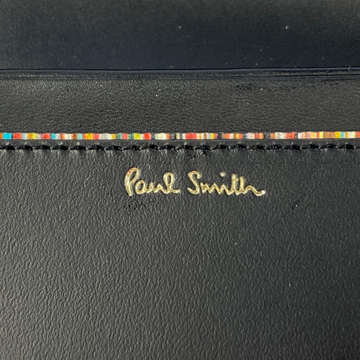 Paul Smith | ポール・スミス マーケトリー ブライトストライプ ラビット カードケース 873734 P162 ブラック【姫路東店】