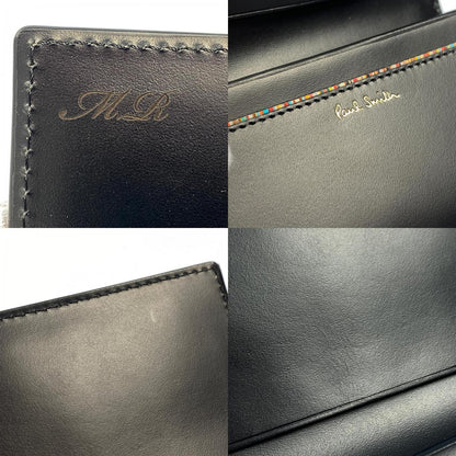 Paul Smith | ポール・スミス マーケトリー ブライトストライプ ラビット カードケース 873734 P162 ブラック【姫路東店】