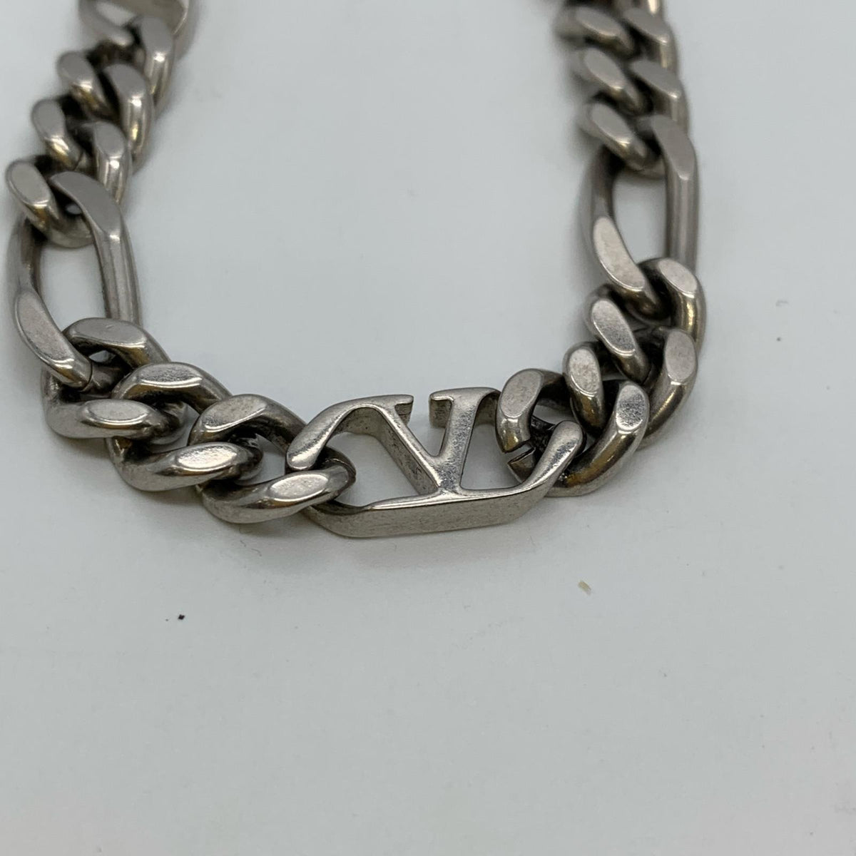 Valentino | ヴァレンチノ Vintage Palladium Silver Chain-Link Bracelet ブレスレット 6Y2J0S84MET シルバー【姫路東店】