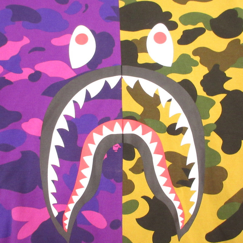 A BATHING APE | アベイシングエイプ SPLIT CAMO SHARK TEE 半袖Ｔシャツ 1CSM301009 サイズ：S【姫路東店】