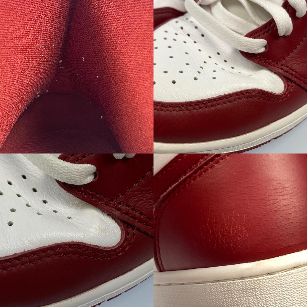 NIKE | ナイキ AIR JORDAN 1 RETRO HIGH OG TEAM RED スニーカー DZ5485-160 2024S/S 26.5cm ボルドー/バーガンディー 26.5cm【姫路東店】