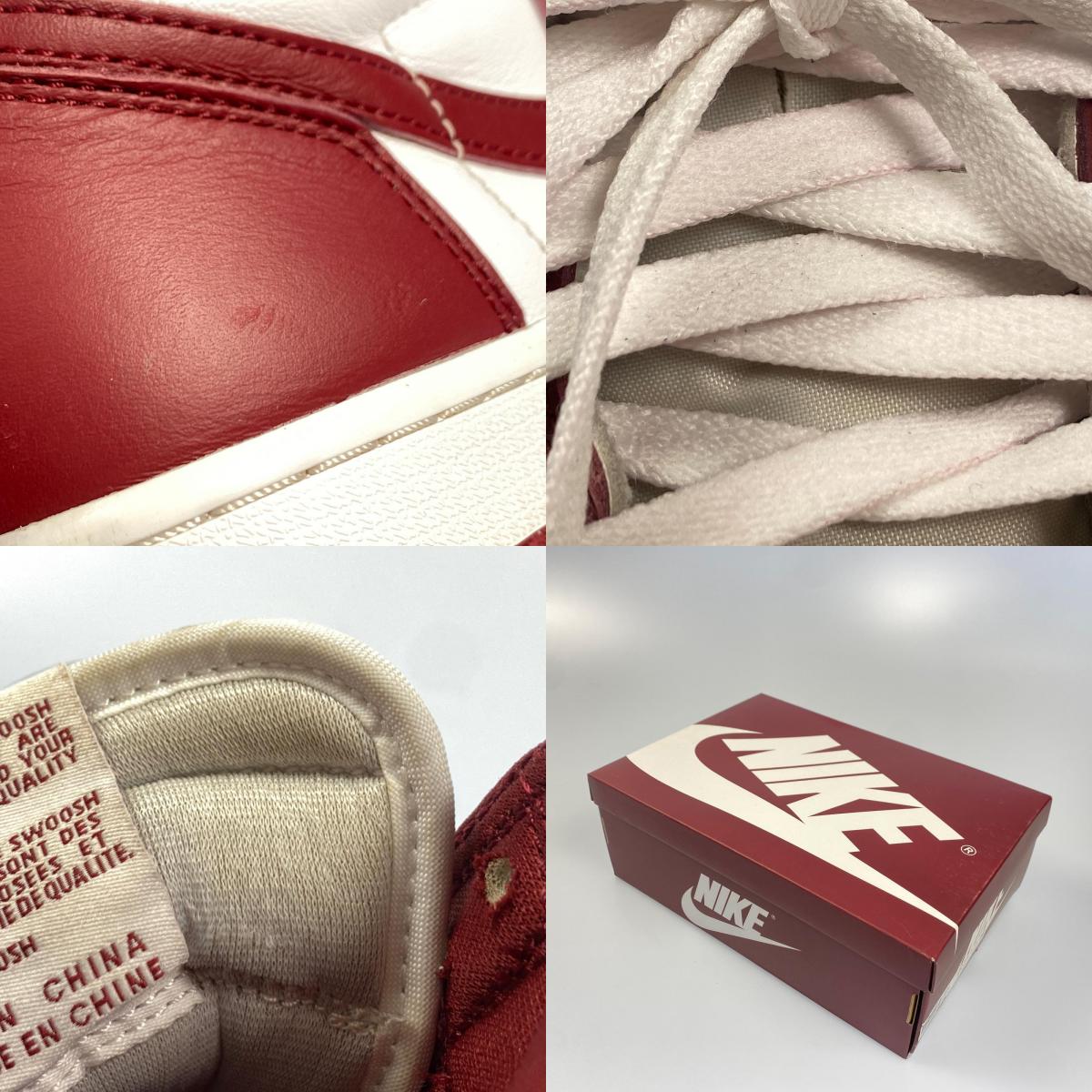 NIKE | ナイキ AIR JORDAN 1 RETRO HIGH OG TEAM RED スニーカー DZ5485-160 2024S/S 26.5cm ボルドー/バーガンディー 26.5cm【姫路東店】