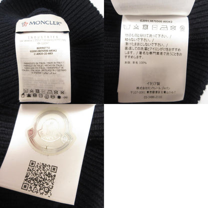 MONCLER | モンクレール BERRETTO ニットキャップ G20913B70500 国内正規タグ ネイビー【姫路東店】