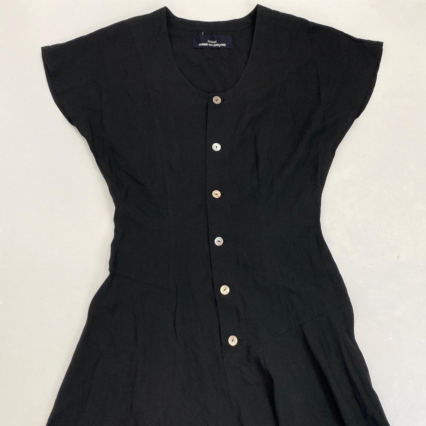 COMME des GARCONS | コムデギャルソン ワンピース TO-02006 tricot 90s ブラック サイズ：M【姫路東店】
