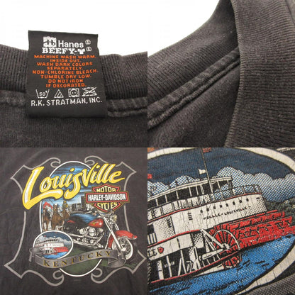HARLEY-DAVIDSON | ハーレーダビットソン Louisville 半袖Ｔシャツ 年式:90s ブラック サイズ：XL【姫路東店】