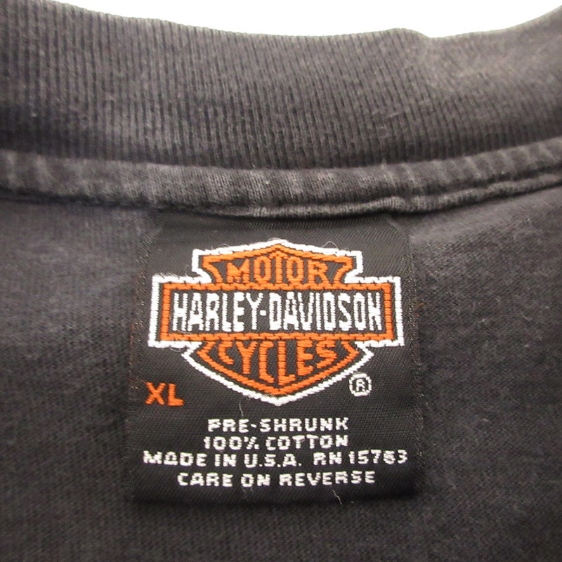 HARLEY-DAVIDSON | ハーレーダビットソン Louisville 半袖Ｔシャツ 年式:90s ブラック サイズ：XL【姫路東店】
