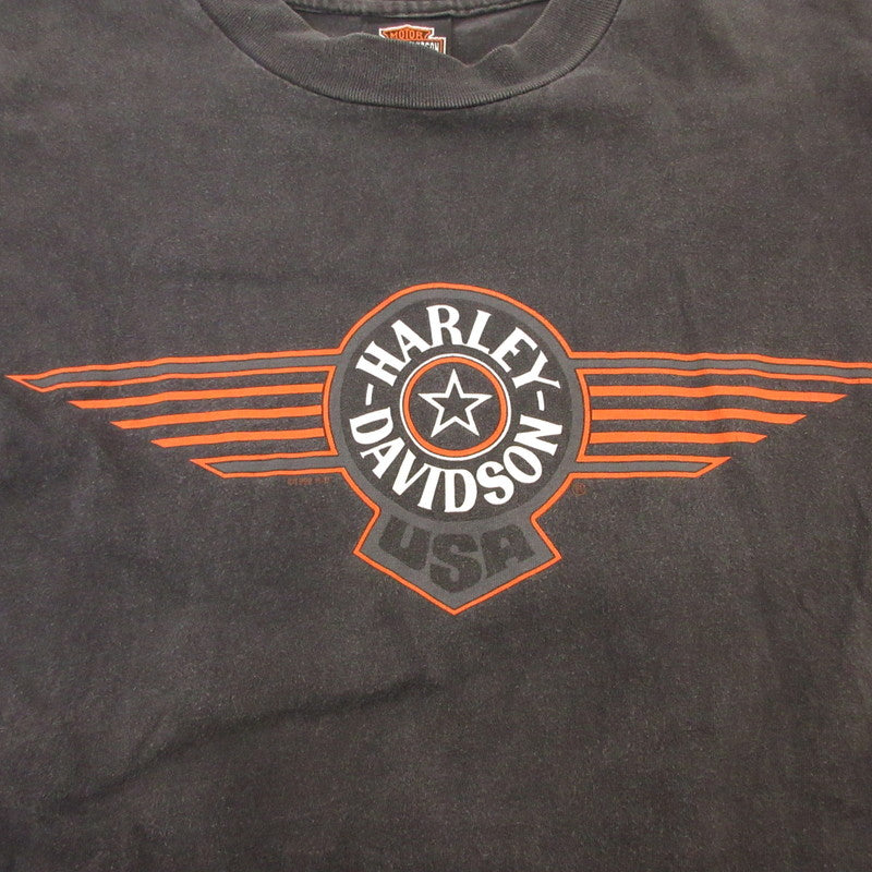 HARLEY-DAVIDSON | ハーレーダビットソン Louisville 半袖Ｔシャツ 年式:90s ブラック サイズ：XL【姫路東店】