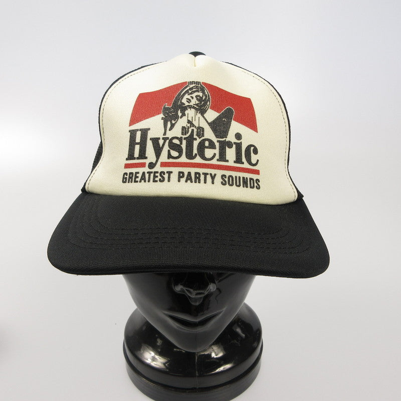 HYSTERIC GLAMOUR | ヒステリックグラマー GUITAR GIRL メッシュキャップ キャップ 02233QH05 ブラック【姫路東店】